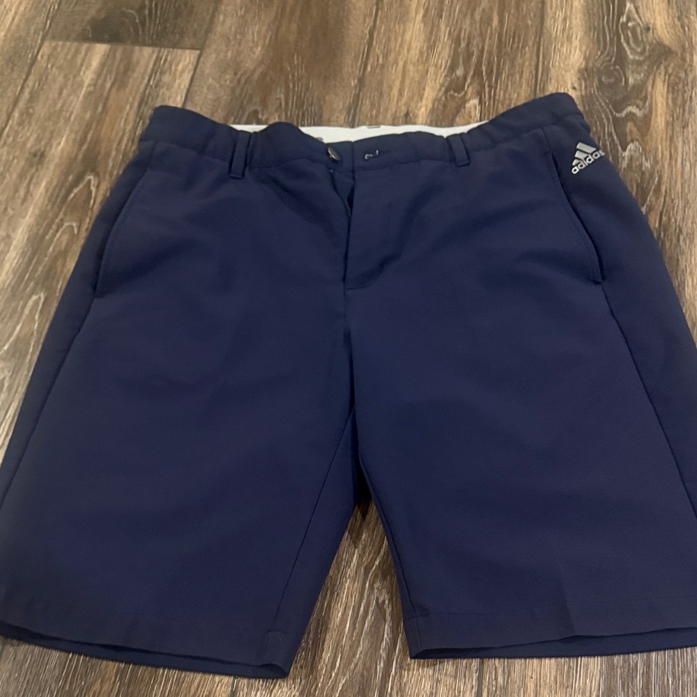 Adidas Men's Dark Blue Athletic Shorts size 34